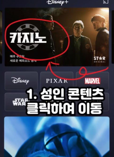 디즈니 플러스 성인인증 (18세 연령제한 해제) 2